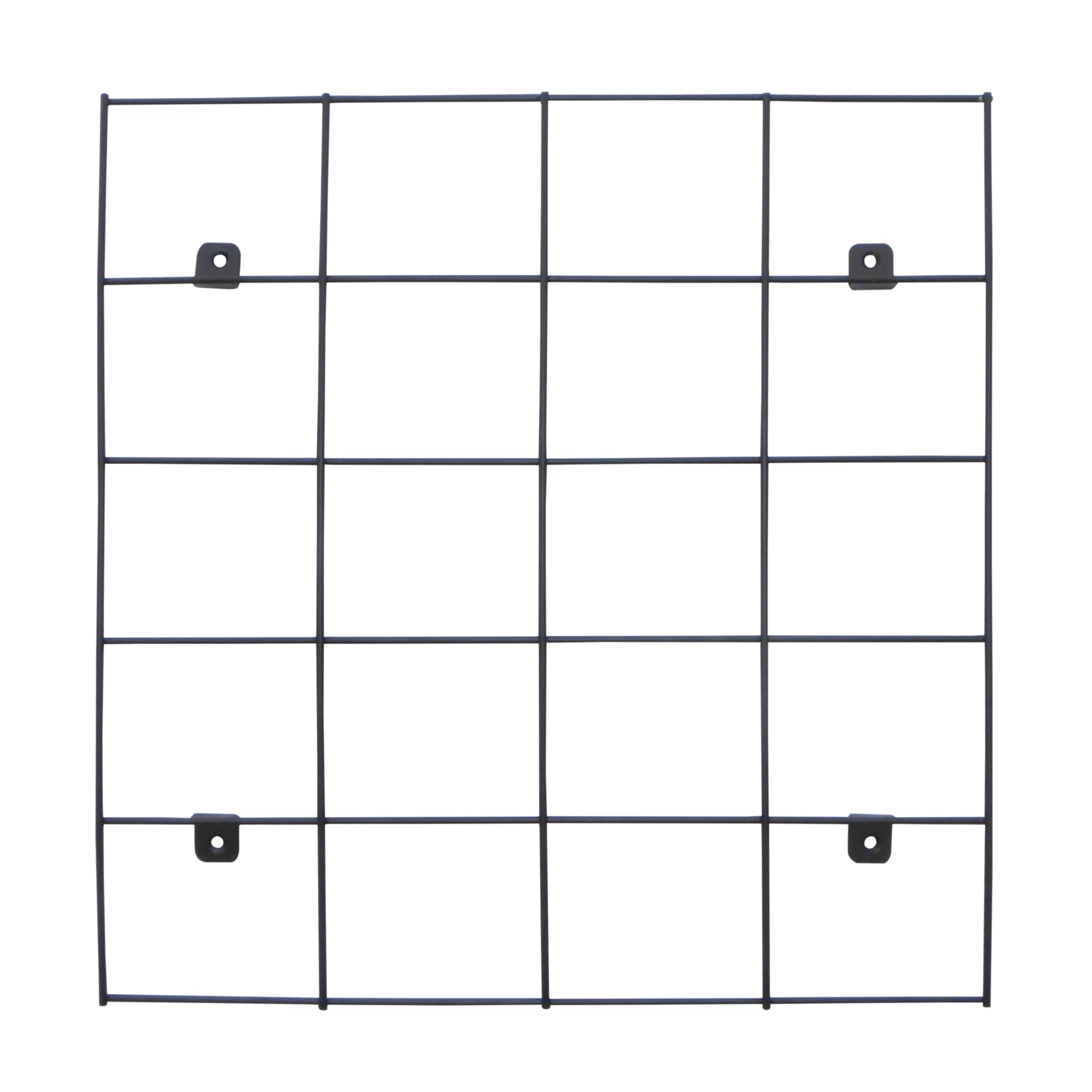 Verve Matt Black Metal Wall Rack 2 Verve Matt Black Metal Wall Rack - Image 2