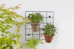 Verve Matt Black Metal Wall Rack 7 Verve Matt Black Metal Wall Rack -Garden Outdoor Store verve matt black metal wall rack5059340327891 02i scaled