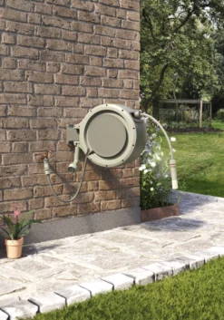 Verve Wall-mounted Auto Hose Reel Set (L)25m -Garden Outdoor Store verve wall mounted auto hose reel set l 25m5059340250960 08i scaled