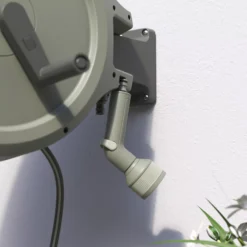 Verve Wall-mounted Manual Hose Reel Set (L)25m -Garden Outdoor Store verve wall mounted manual hose reel set l 25m5059340250991 02i