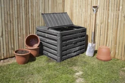 Verve Wood Effect Composter 400L -Garden Outdoor Store verve wood effect composter 400l5063022039118 02i