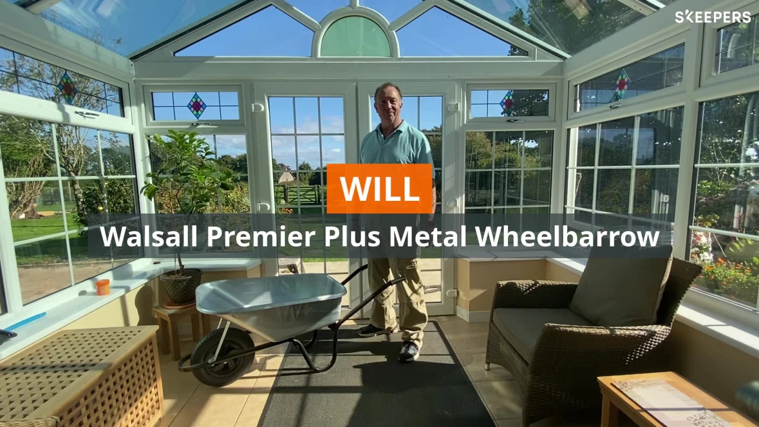 Walsall Premier Plus Metal Wheelbarrow 120L 2 Walsall Premier Plus Metal Wheelbarrow 120L - Image 2