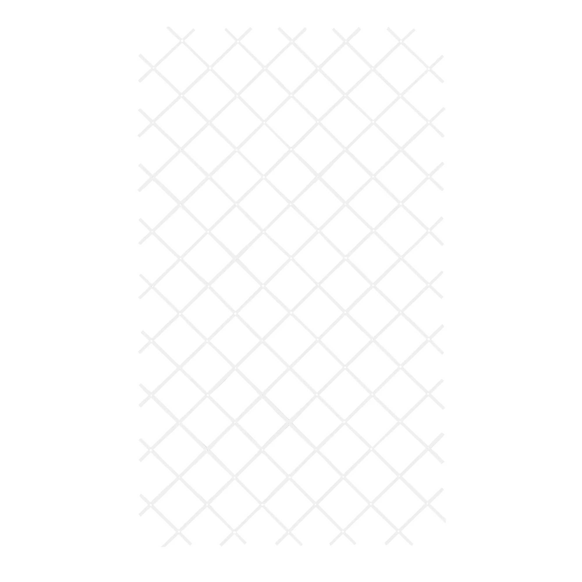 White Polyvinyl Chloride (PVC) Trellis (W)200cm X (H)100cm 1 White Polyvinyl Chloride (PVC) Trellis (W)200cm X (H)100cm